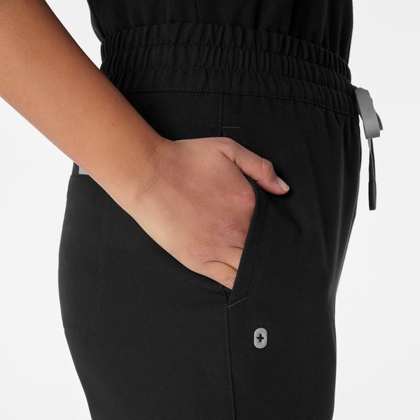 Women's Black Salida High-Rise Straight-Leg - Tall Scrub Pant