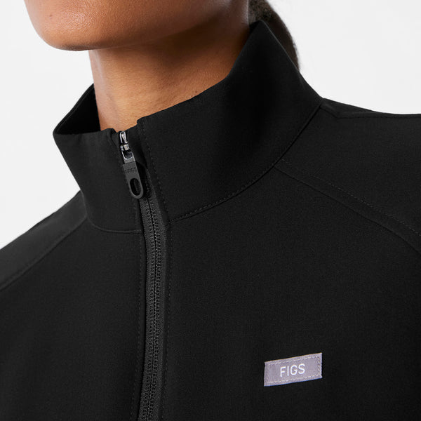 Women's Black Sydney -  Scrub Jacket