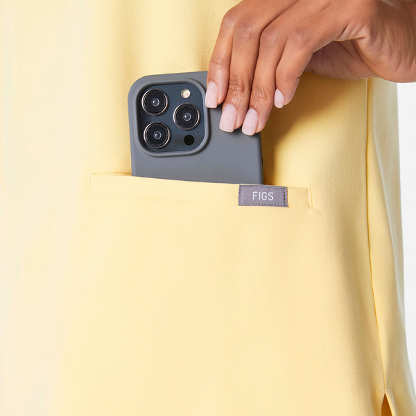 Women's Butter Yellow Casma -  Scrub Top™