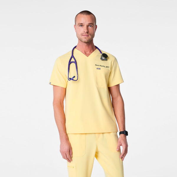 Men's Butter Yellow Chisec -  Scrub Top™