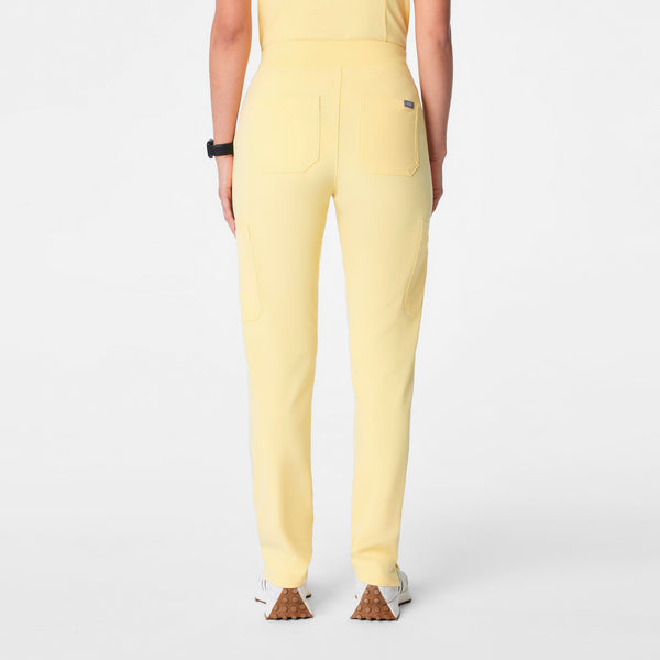 Women's Butter Yellow Yola High-Rise Slim  - Petite  Scrub Pant™