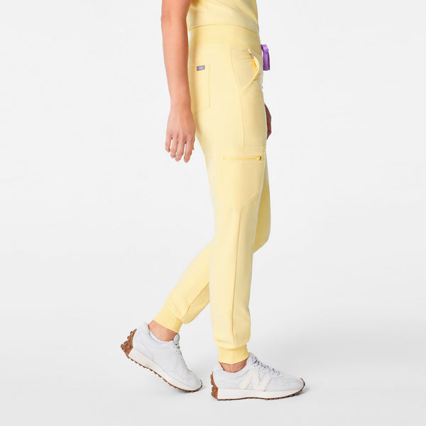 Women's Butter Yellow Zamora High-Rise - Petite Jogger Scrub Pant™
