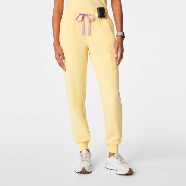 Women's Butter Yellow Uman Relaxed - Tall Jogger Scrub Pant