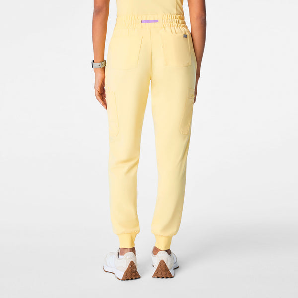 Women's Butter Yellow Uman Relaxed - Tall Jogger Scrub Pant