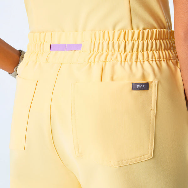 Women's Butter Yellow Uman Relaxed - Tall Jogger Scrub Pant