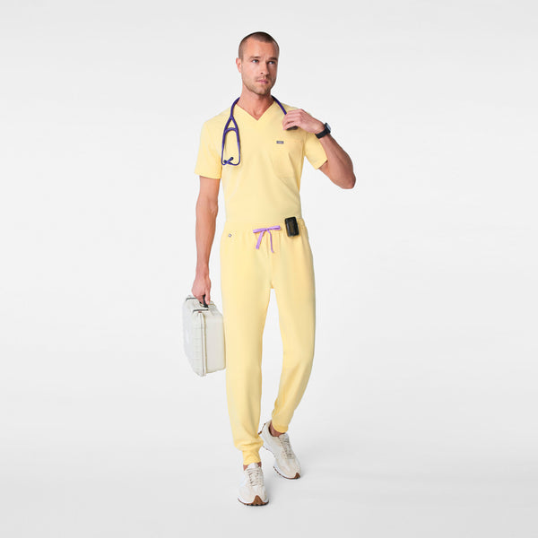 Men's Butter Yellow Tansen - Short Jogger Scrub Pant™