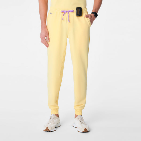 Men's Butter Yellow Tansen - Short Jogger Scrub Pant™