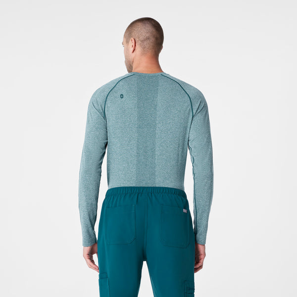 Men's Caribbean Blue Makato Seamless - Long-Sleeve Underscrub