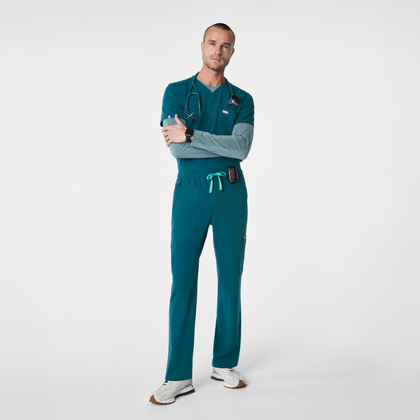 Men's Caribbean Blue Makato Seamless - Long-Sleeve Underscrub
