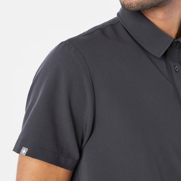 men's Charcoal Eugene Polo - Scrub Top