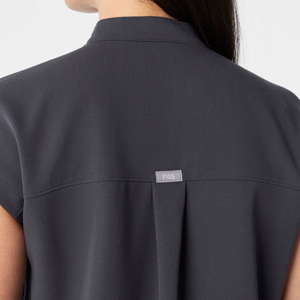 Women's Charcoal Rafaela - Tunic Scrub Top™