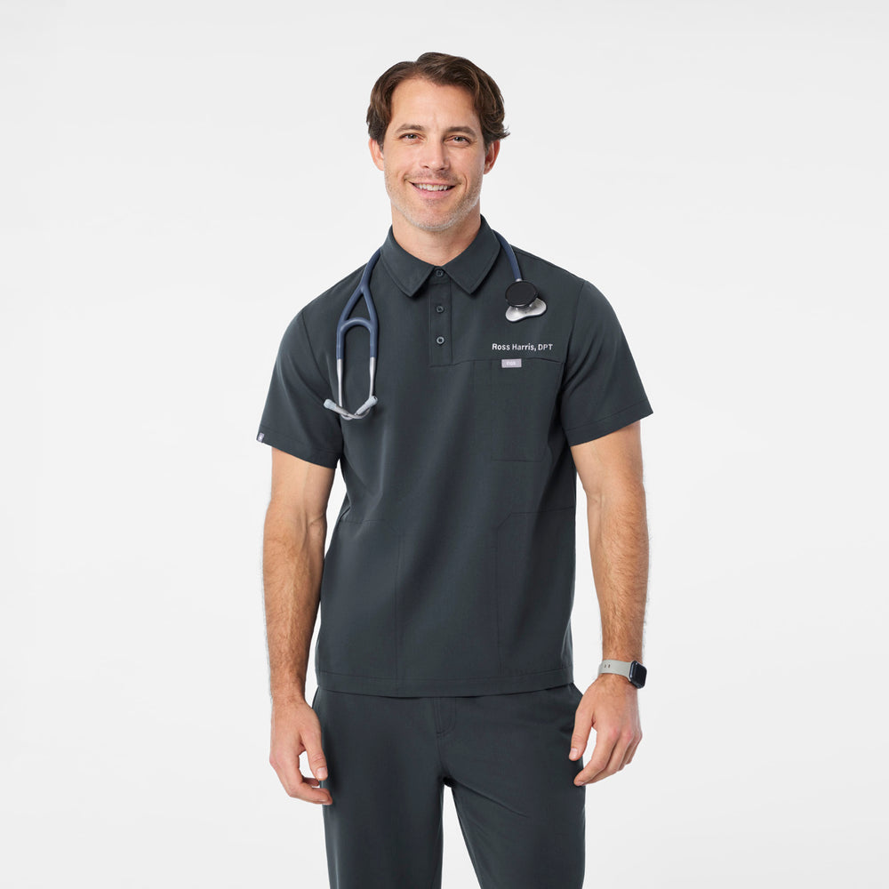 men's Dark Harbor Eugene Polo - Scrub Top