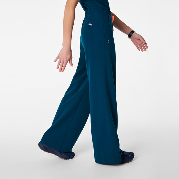 Women's Deep Reef Allison High-Rise Ultra-Wide-Leg - Tall Scrub Pant