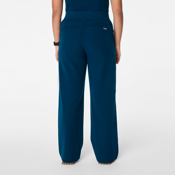 Women's Deep Reef Isabel High-Rise Wide-Leg - Petite Scrub Pant