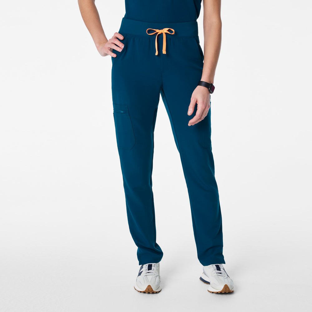 women's Deep Reef High Waisted Yola - Petite Skinny Scrub Pant™