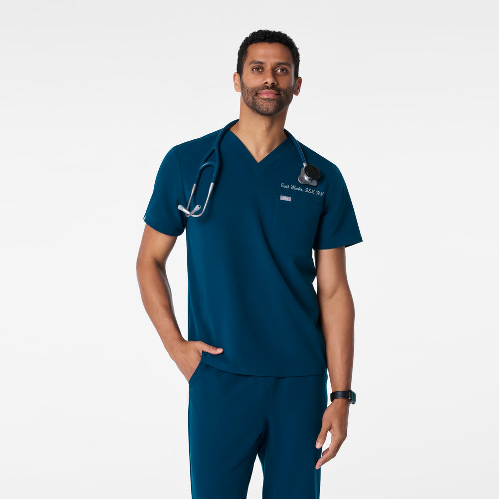 men's Deep Reef Leon - Three-Pocket Scrub Top™