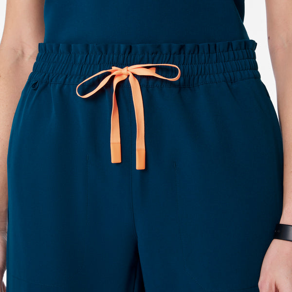 Women's Deep Reef Marseille High-Rise Wide-Leg - Petite Scrub Pant