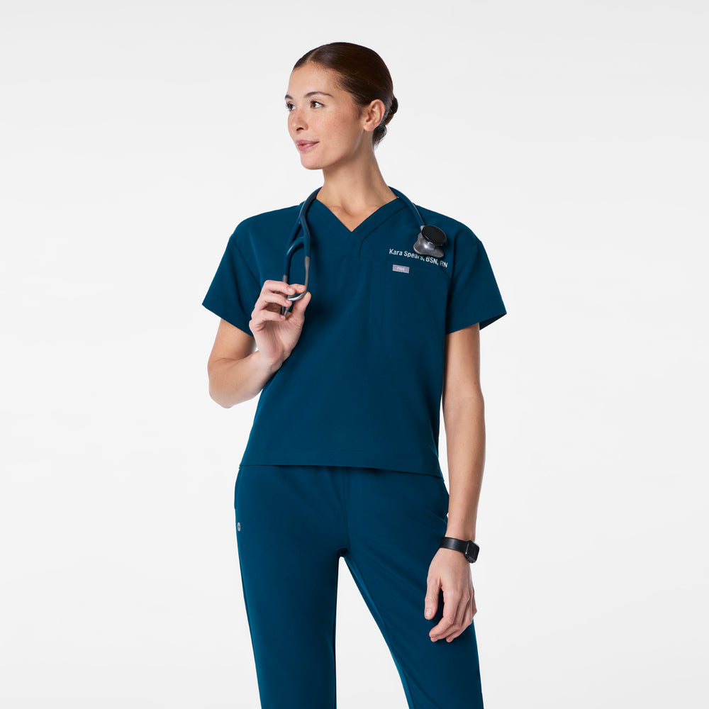 Women's Deep Reef Pagosa Relaxed - Scrub Top