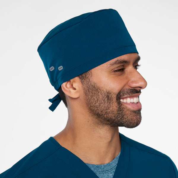 Deep Reef FIGS Scrub Cap With Buttonholes