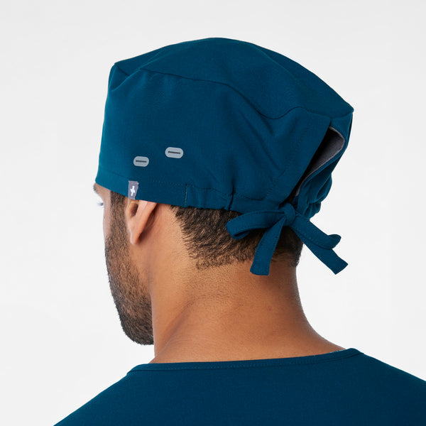 Deep Reef FIGS Scrub Cap With Buttonholes