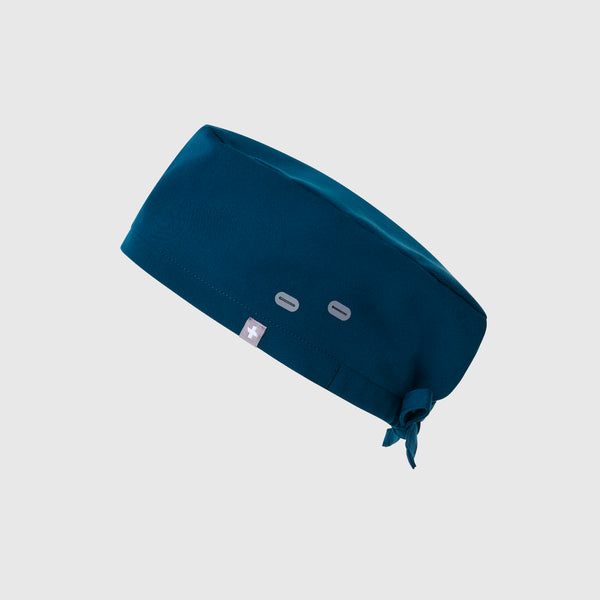 Deep Reef FIGS Scrub Cap With Buttonholes