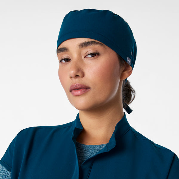 Deep Reef FIGS Scrub Cap With Buttonholes