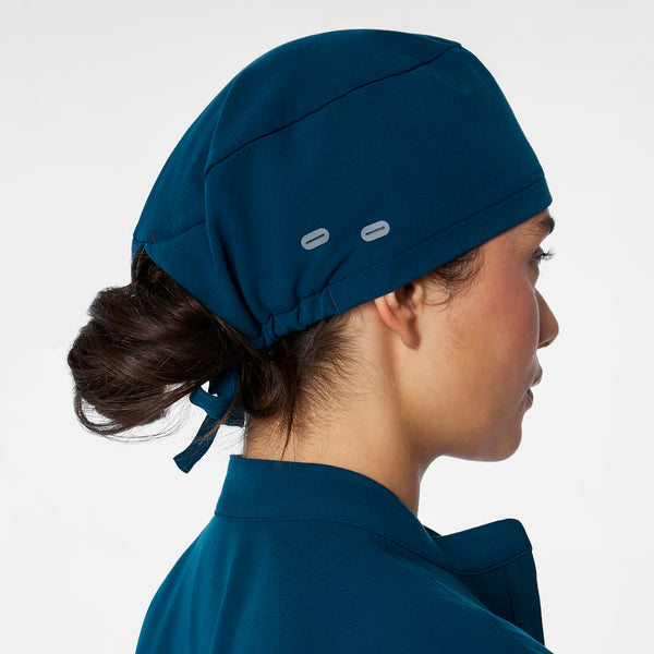 Deep Reef FIGS Scrub Cap With Buttonholes