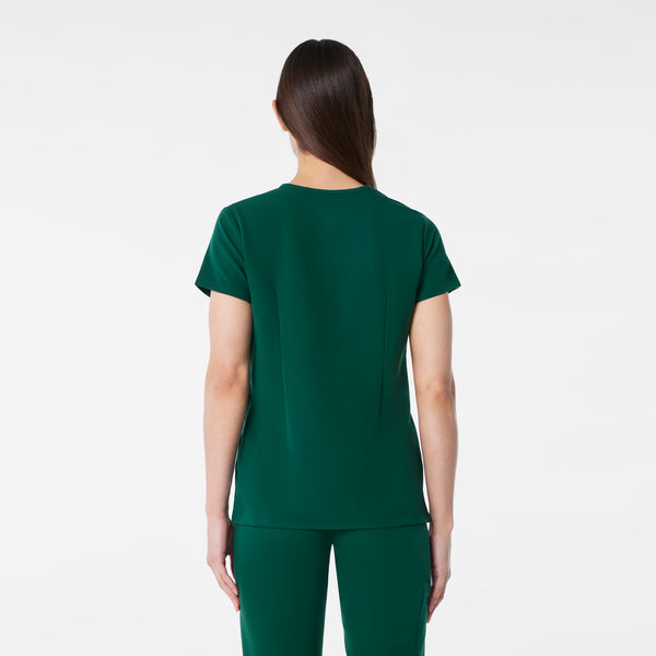 Women's Forest Green Catarina Petite -  Scrub Top™