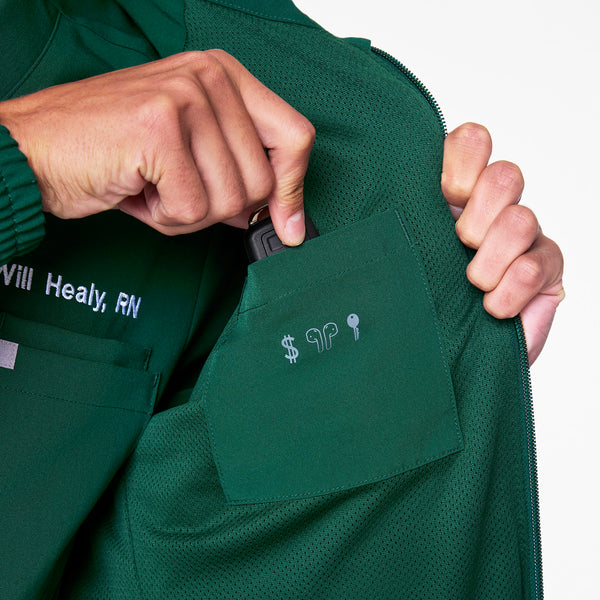 Men's Forest Green Cobaki - Scrub Jacket