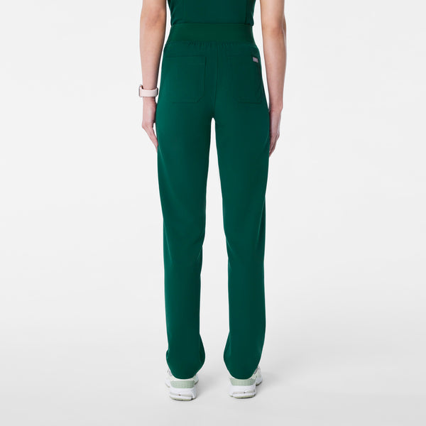 Women's Forest Green Livingston High-Rise- Straight-Leg Scrub Pant™