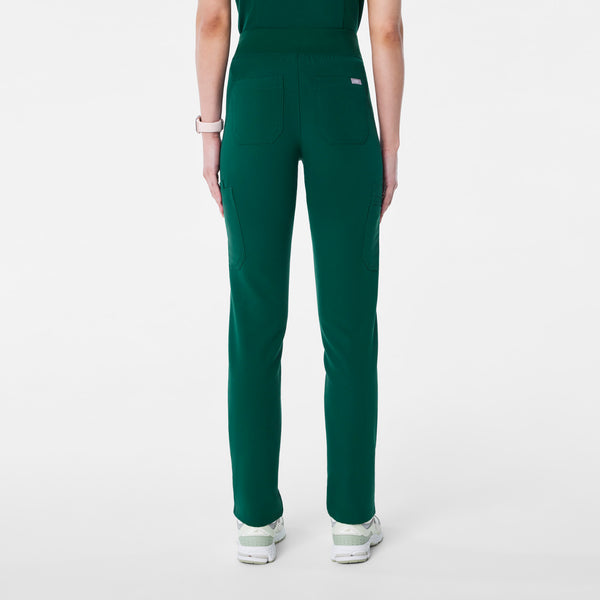 Women's Forest Green Yola High-Rise Slim  - Petite  Scrub Pant™