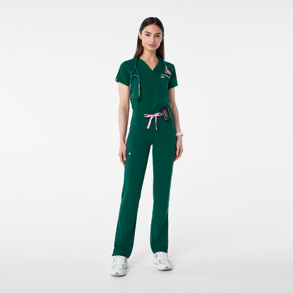 Women's Forest Green Kade - Petite Straight-Leg Scrub Pant™