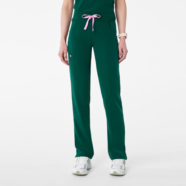 Women's Forest Green Kade - Petite Straight-Leg Scrub Pant™