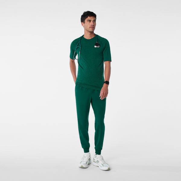 Men's Forest Green Makato Seamless - Short-Sleeve Underscrub