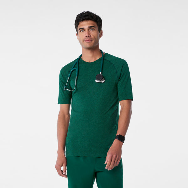 Men's Forest Green Makato Seamless - Short-Sleeve Underscrub