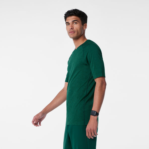 Men's Forest Green Makato Seamless - Short-Sleeve Underscrub
