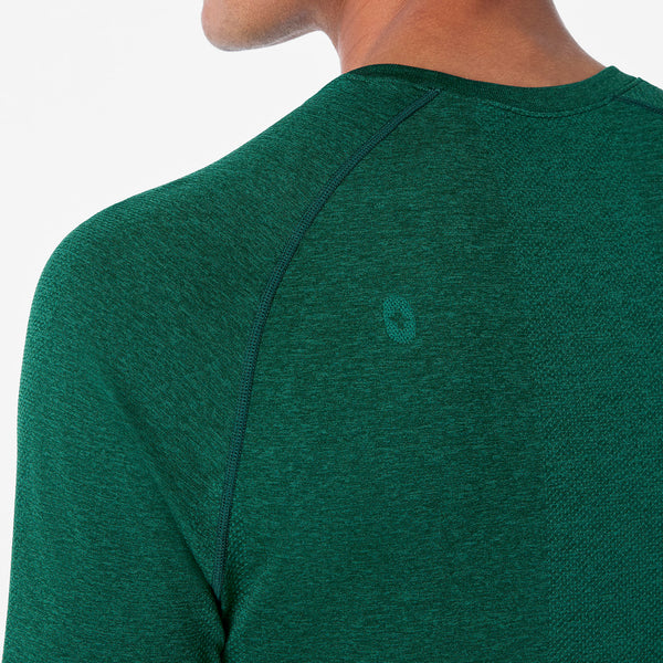 Men's Forest Green Makato Seamless - Short-Sleeve Underscrub