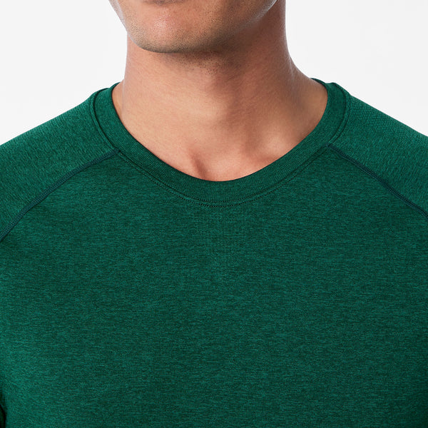 Men's Forest Green Makato Seamless - Short-Sleeve Underscrub