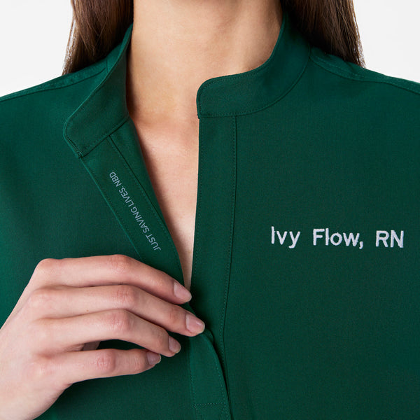 Women's Forest Green Rafaela - Oversized Scrub Top™