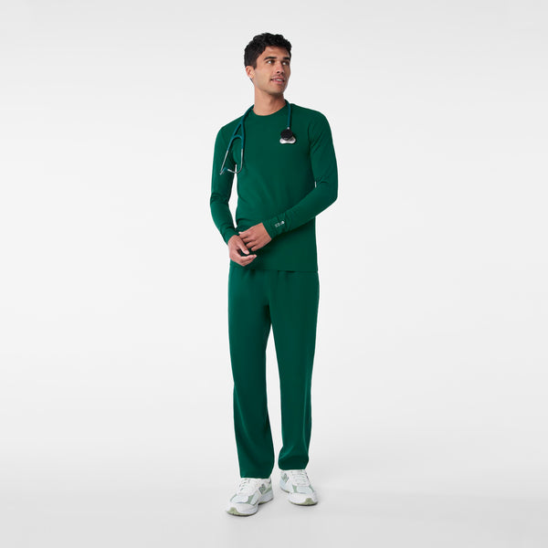 Men's Forest Green Thomas Ribbed - Long-Sleeve Underscrub