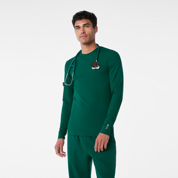 Men's Forest Green Thomas Ribbed - Long-Sleeve Underscrub