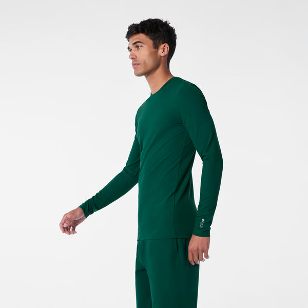 Men's Forest Green Thomas Ribbed - Long-Sleeve Underscrub