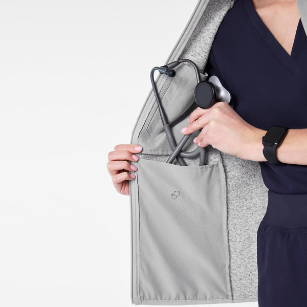 Women's Heather Light Grey On-Shift -  Sweater-Knit Vest™