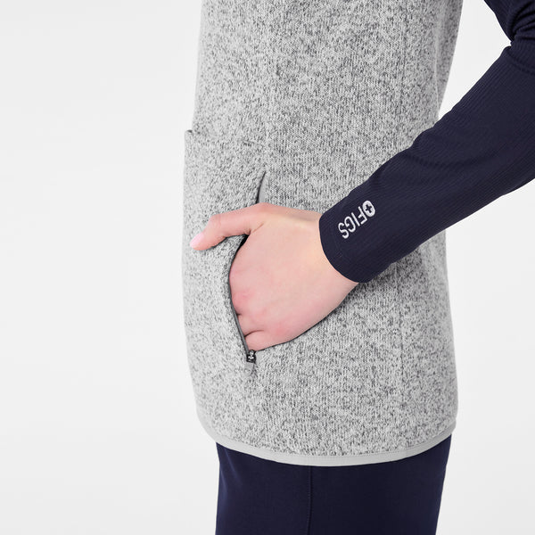Women's Heather Light Grey On-Shift -  Sweater-Knit Vest™