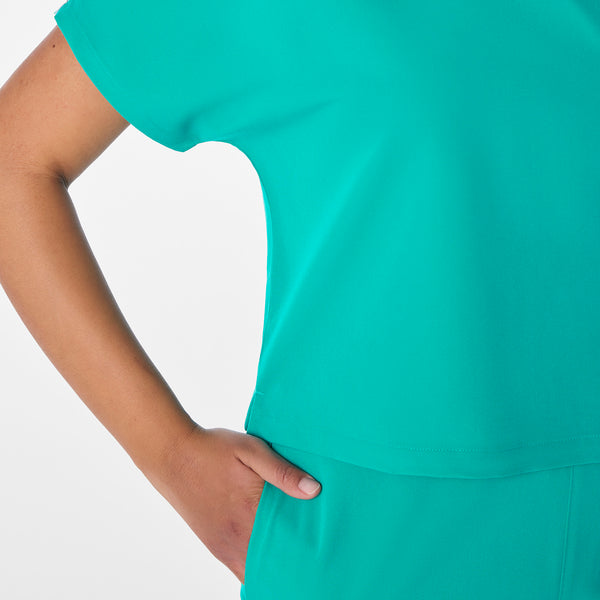 Women's Lagoon Arua Cropped V-Neck -  Scrub Top