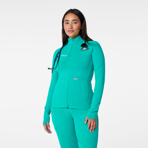 Women's Lagoon ContourKnit Scrub Jacket