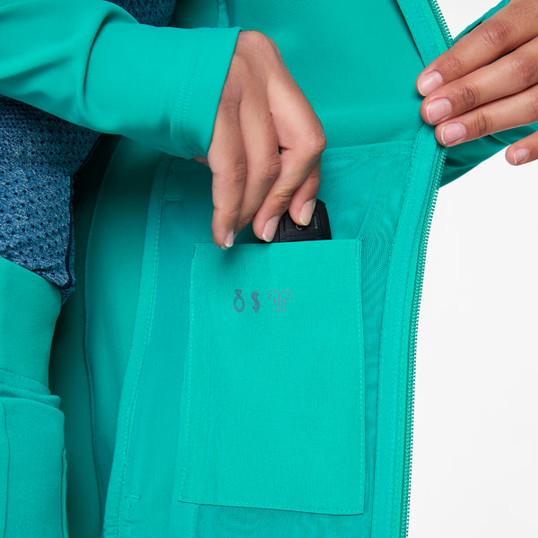 Women's Lagoon ContourKnit Scrub Jacket