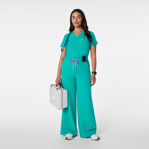 Women's Lagoon Allison High-Rise Ultra-Wide-Leg - Scrub Pant