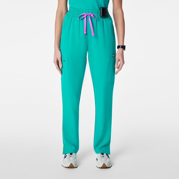 Women's Lagoon Dowa High-Rise Straight-Leg - Petite Scrub Pant