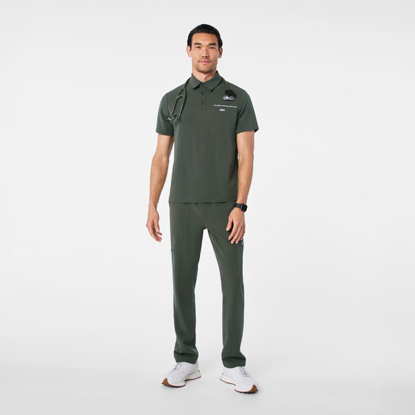 men's Moss Eugene Polo - Scrub Top